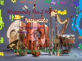 Rhapsody No.2 Orchestra sheet music cover
